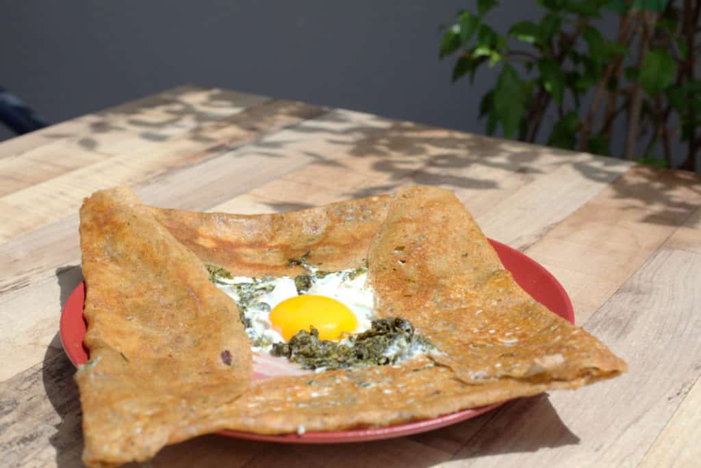 Crêperie crêpes salées sarrasin complète Beg Meil Fouesnant