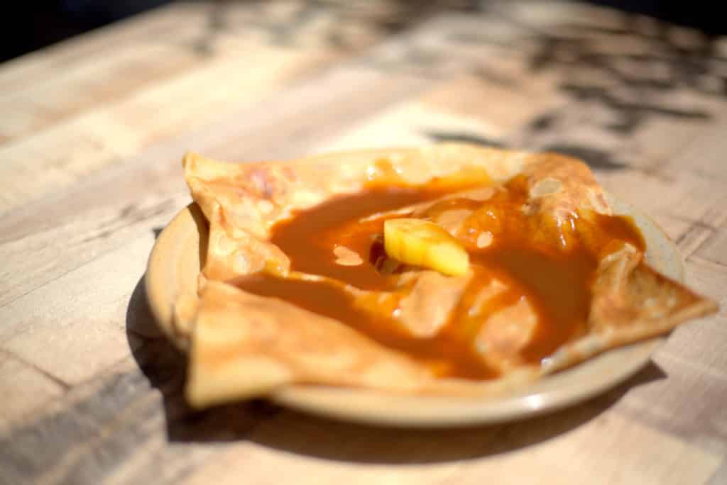 Crêperie crêpes sucrées froment, Beg Meil Fouesnant