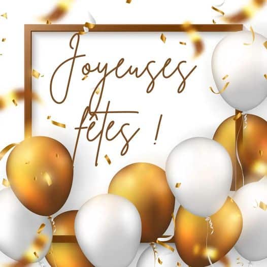 Toute l’équipe vous souhaite de joyeuses fêtes et …