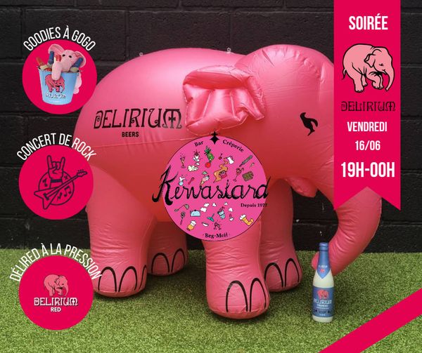 Soirée delirium  Soirée Delirium ce vendredi à Ke…
