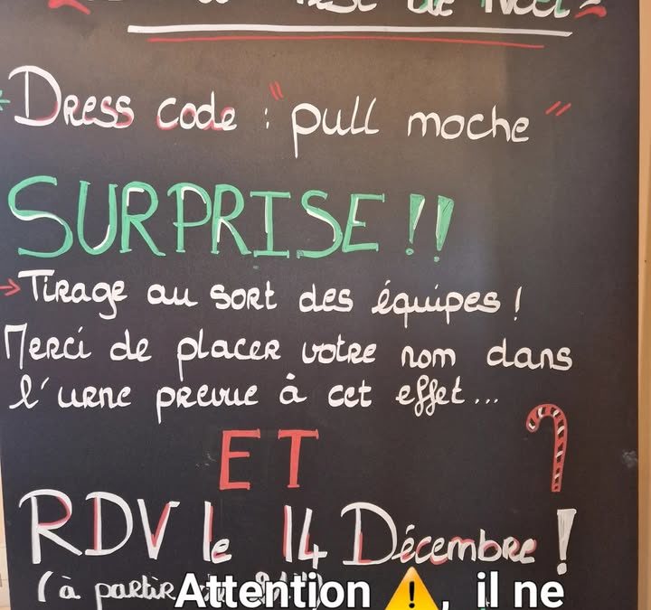 Attention ⚠️  Il reste quelques places pour ceux qui souhaitent…