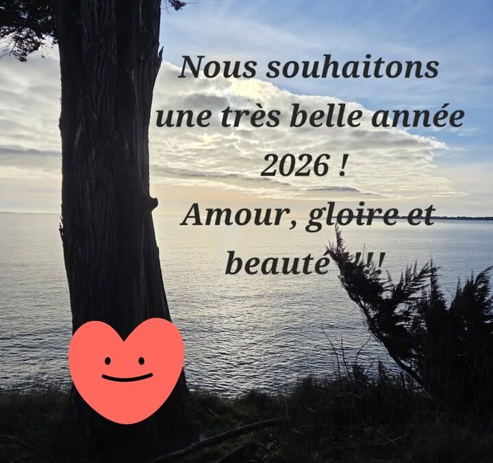 Meilleurs vœux à vous tous…