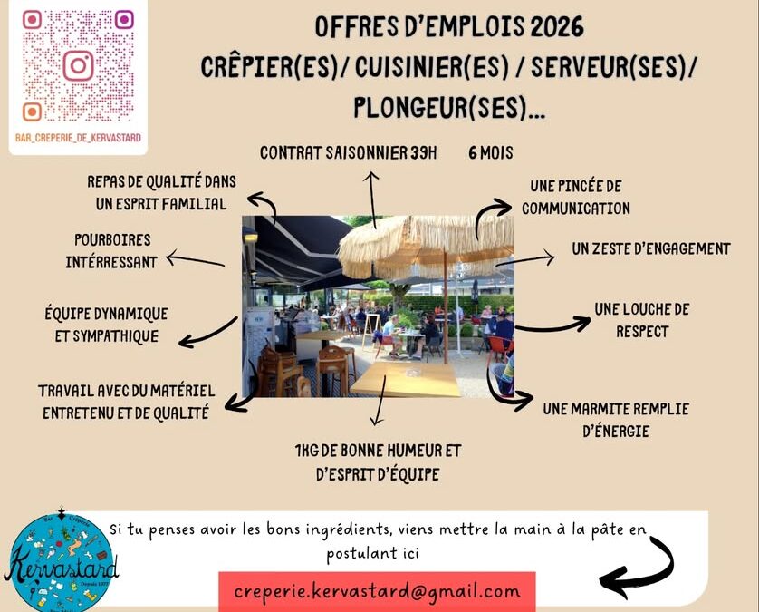 RECRUTEMENTS 2026…