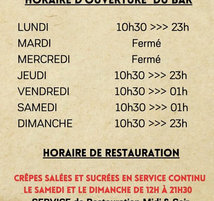Service continu aujourd&rsquo;hui…
