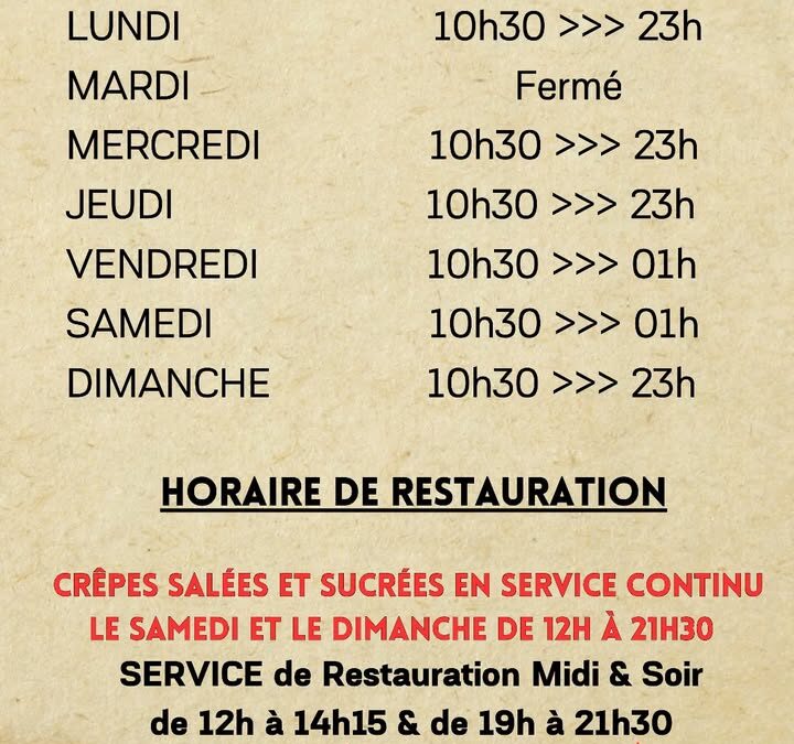 Bonne nouvelle…